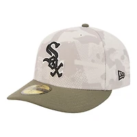 Chicago White Sox Light Beige and Olive 2025 Armed Forces Day New Era 59FIFTY Fitted Hat
