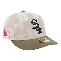 Chicago White Sox Light Beige and Olive 2025 Armed Forces Day New Era 59FIFTY Fitted Hat