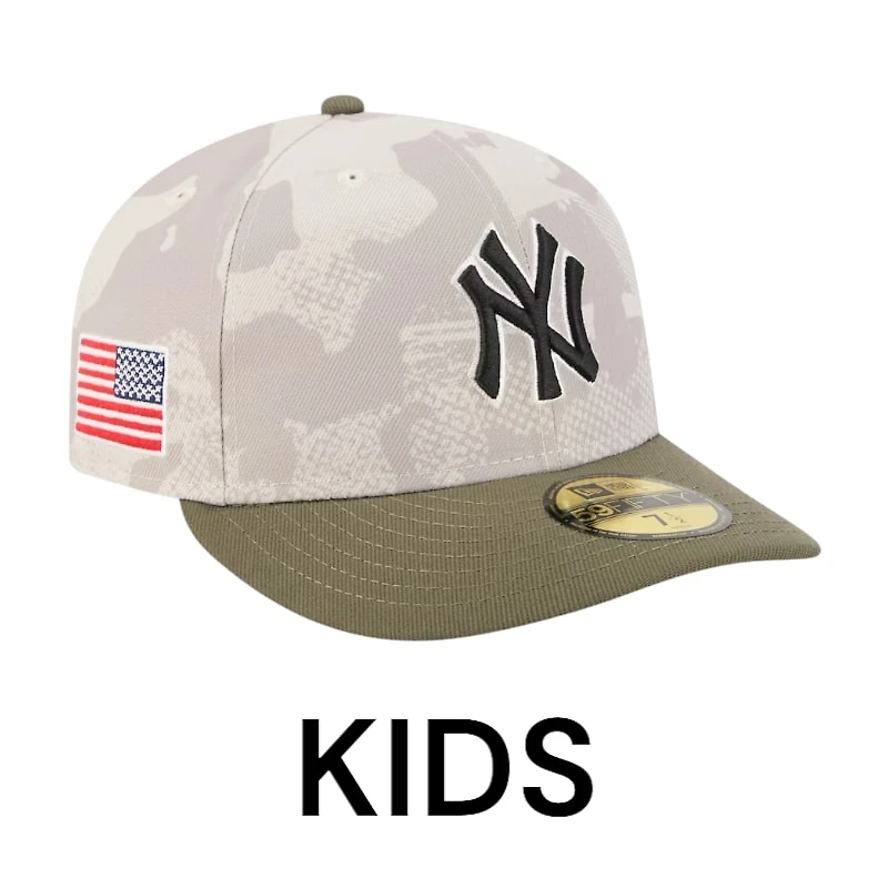 Kids New York Yankees 2025 Armed Forces Day Era 59FIFTY Fitted Hat