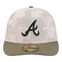 Kids Atlanta Braves 2025 Armed Forces Day New Era 59FIFTY Fitted Hat
