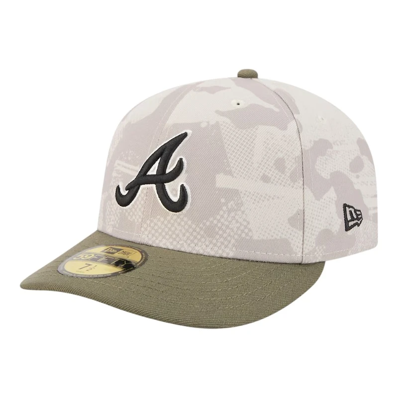 Kids Atlanta Braves 2025 Armed Forces Day New Era 59FIFTY Fitted Hat