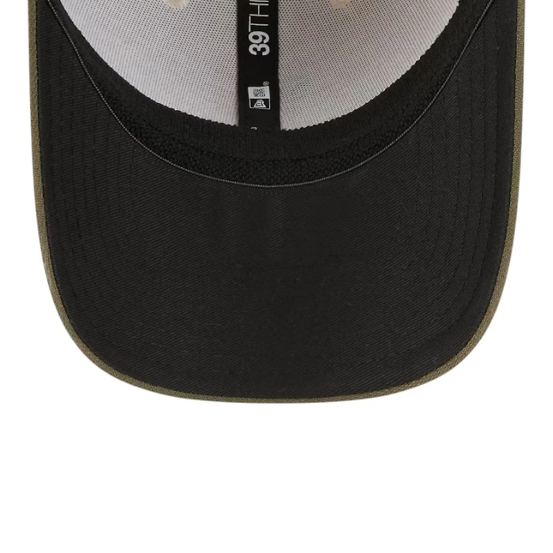 Los Angeles Dodgers Light Beige and Olive 2025 Armed Forces Day New Era 39THIRTY Flex Hat