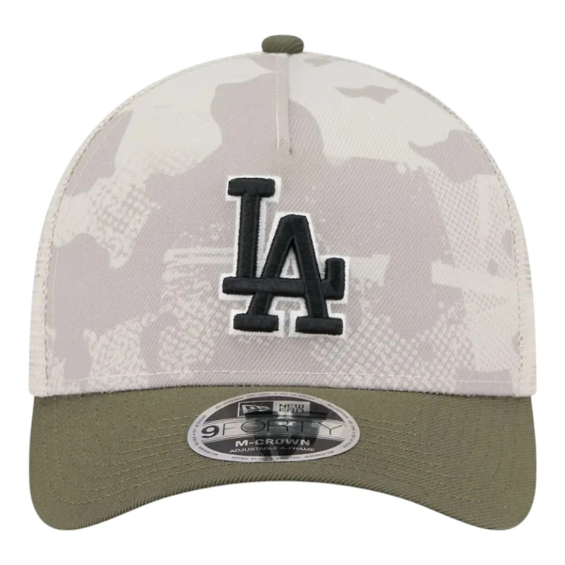 Los Angeles Dodgers 2025 Armed Forces Day New Era 9FORTY M-Crown A-Frame Adjustable Hat
