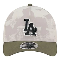 Los Angeles Dodgers 2025 Armed Forces Day New Era 9FORTY M-Crown A-Frame Adjustable Hat