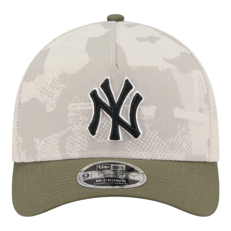 Kids New York Yankees 2025 Armed Forces Day New Era 9FORTY M-Crown A-Frame Adjustable Hat