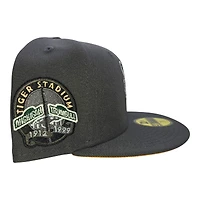 Detroit Tigers Dark Grey Tiger Stadium Patch Orange UV New Era 59FIFTY Fitted Hat