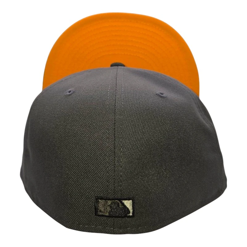 Detroit Tigers Dark Grey Tiger Stadium Patch Orange UV New Era 59FIFTY Fitted Hat