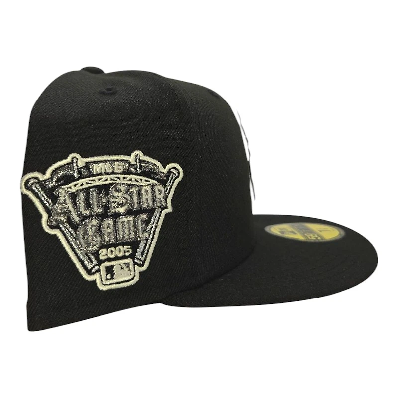 Detroit Tigers Black 2005 ASG Patch Grey UV New Era 59FIFTY Fitted Hat