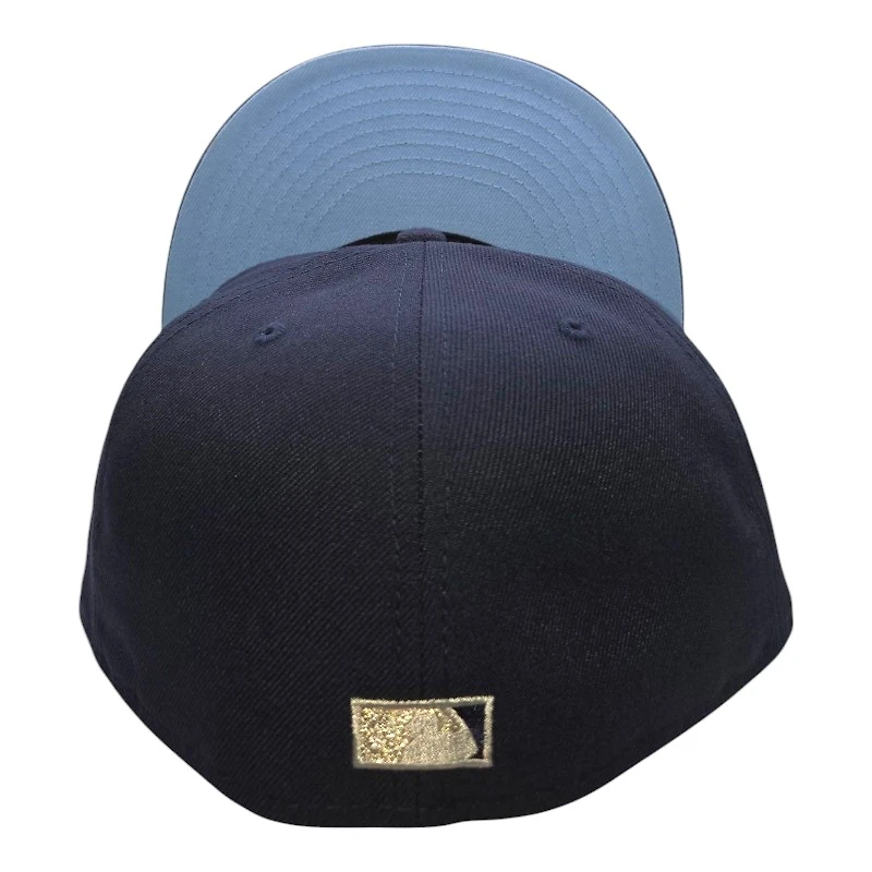 Detroit Tigers Navy and Light Blue Tiger Stadium Patch Icy UV New Era 59FIFTY Fitted Hat