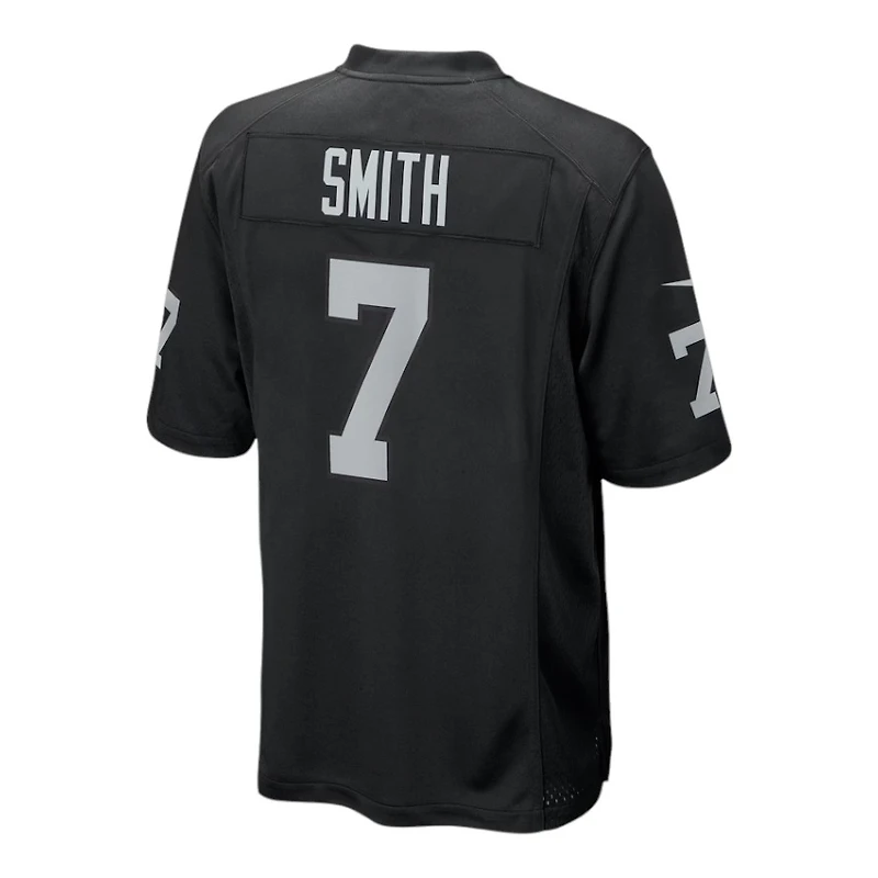 Las Vegas Raiders Geno Smith Black Nike Game Jersey