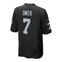 Las Vegas Raiders Geno Smith Black Nike Game Jersey