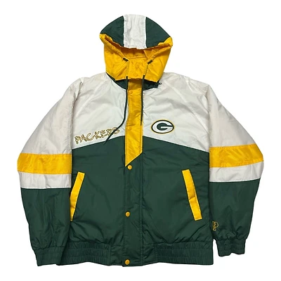 Green Bay Packers White and G3 Pro Player Vintage 1990s Jacket