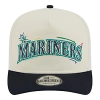 Seattle Mariners Team Scribble New Era Golfer Snapback Hat