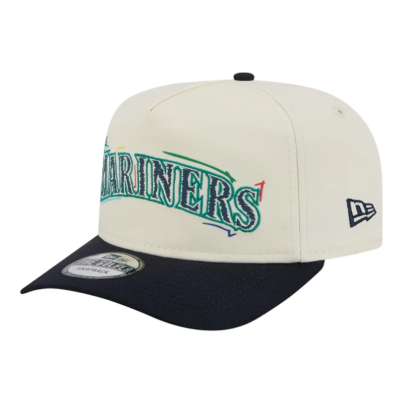 Seattle Mariners Team Scribble New Era Golfer Snapback Hat