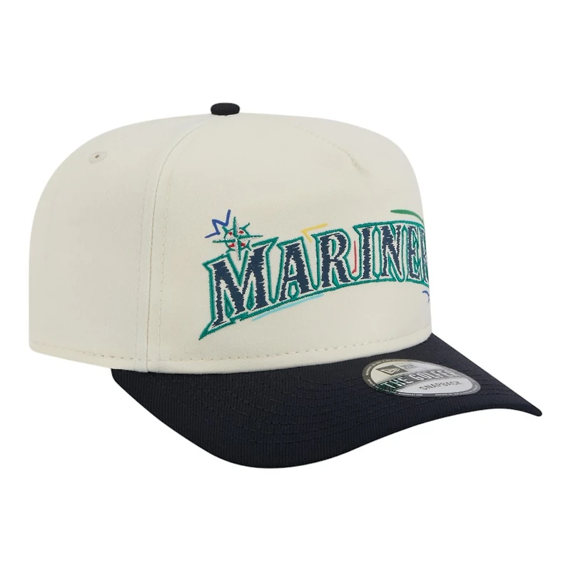 Seattle Mariners Team Scribble New Era Golfer Snapback Hat