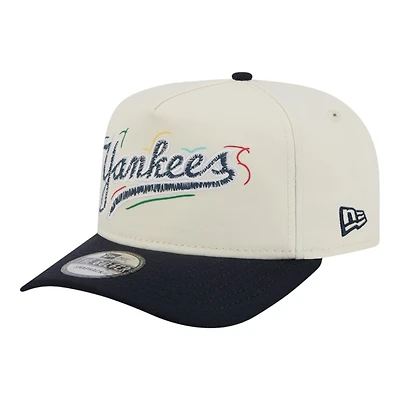 New York Yankees Team Scribble New Era Golfer Snapback Hat