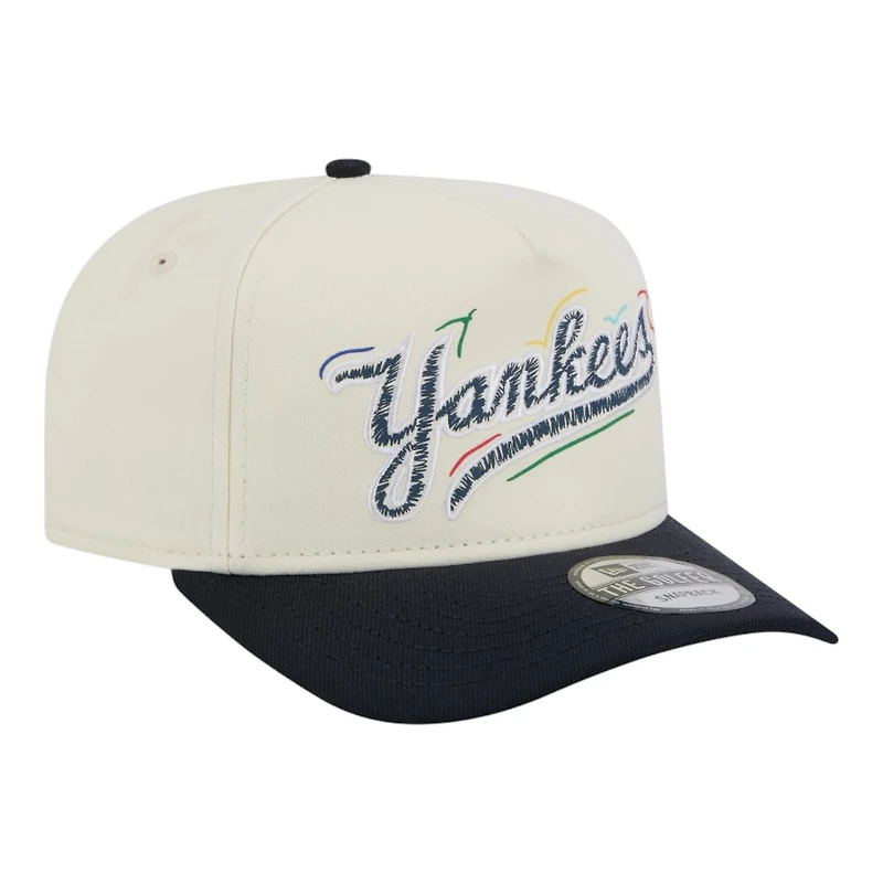 New York Yankees Team Scribble New Era Golfer Snapback Hat