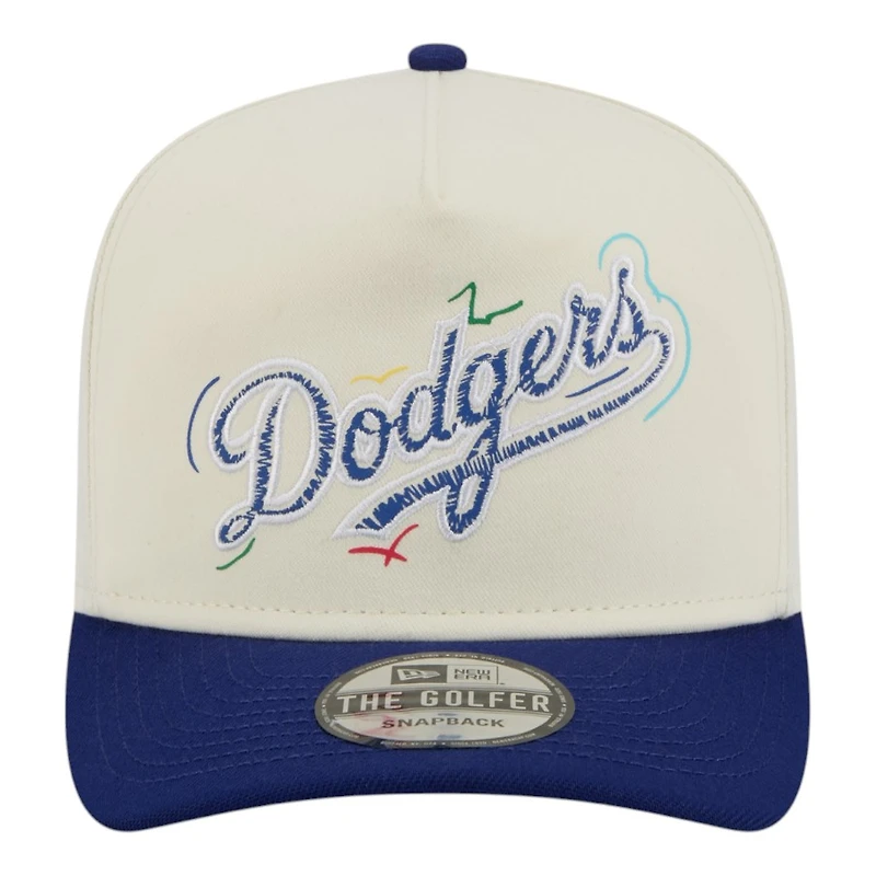 Los Angeles Dodgers Team Scribble New Era Golfer Snapback Hat