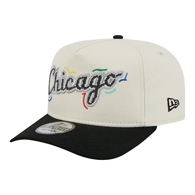 Chicago White Sox Team Scribble New Era Golfer Snapback Hat
