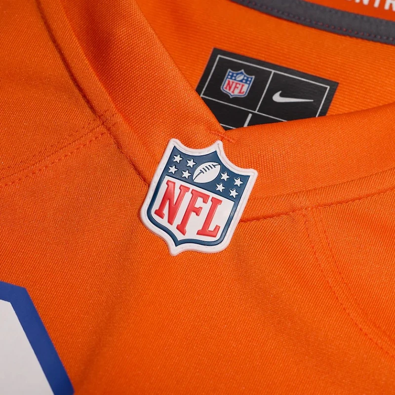 Denver Broncos Bo Nix Orange Mile High Collection 1977 Throwback Player Nike Game Jersey