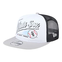 Chicago White Sox Retro Script New Era 9FIFTY A-Frame Snapback Hat