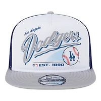 Los Angeles Dodgers Retro Script New Era 9FIFTY A-Frame Snapback Hat