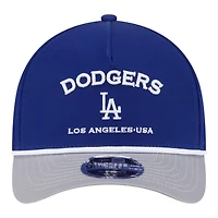 Los Angeles Dodgers Royal Blue and Gray Roper New Era 9FORTY M-Crown A-Frame Adjustable Hat