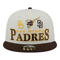 San Diego Padres Archive New Era 9FIFTY Snapback Hat