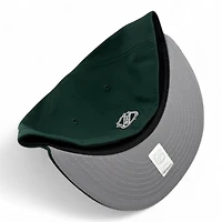 Los Angeles Kings White on Green with Gray UV NHL New Era 59FIFTY Fitted Hat