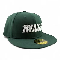 Los Angeles Kings White on Green with Gray UV NHL New Era 59FIFTY Fitted Hat
