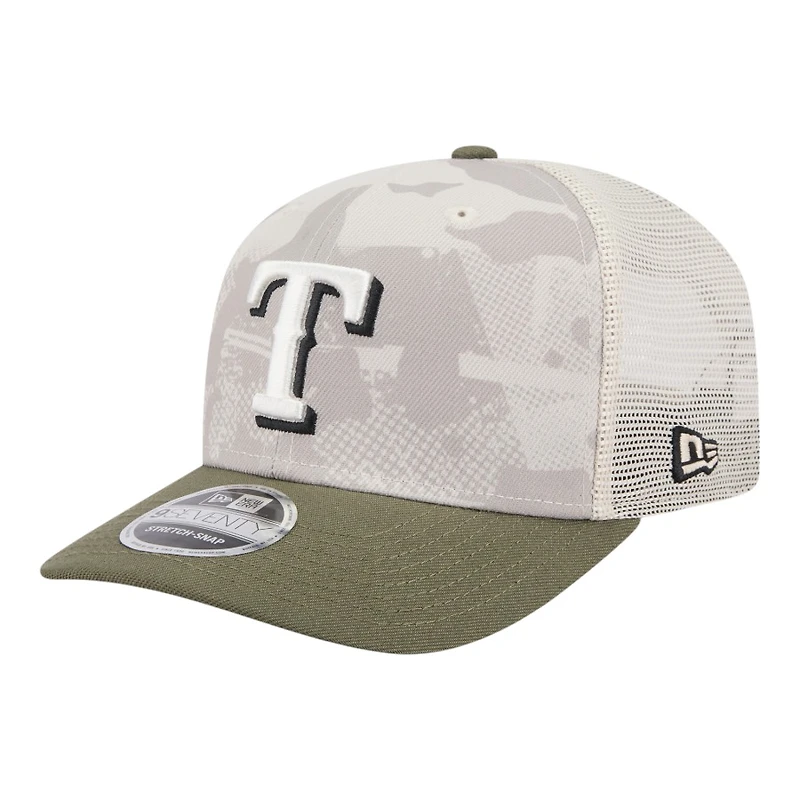 Texas Rangers 2025 Armed Forces Day New Era 9SEVENTY Stretch-Snap Hat