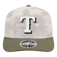 Texas Rangers 2025 Armed Forces Day New Era 9SEVENTY Stretch-Snap Hat
