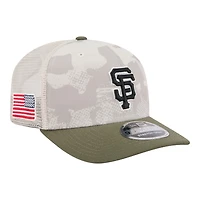 San Francisco Giants 2025 Armed Forces Day New Era 9SEVENTY Stretch-Snap Hat