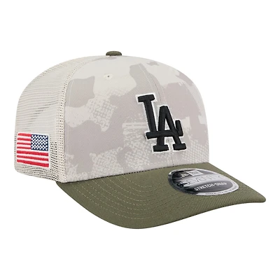 Los Angeles Dodgers 2025 Armed Forces Day New Era 9SEVENTY Stretch-Snap Hat