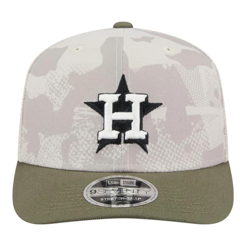 Houston Astros 2025 Armed Forces Day New Era 9SEVENTY Stretch-Snap Hat