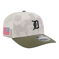 Detroit Tigers 2025 Armed Forces Day New Era 9SEVENTY Stretch-Snap Hat