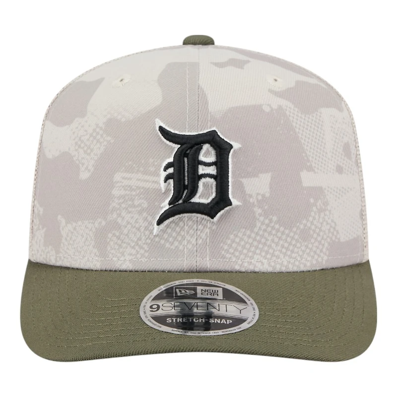 Detroit Tigers 2025 Armed Forces Day New Era 9SEVENTY Stretch-Snap Hat