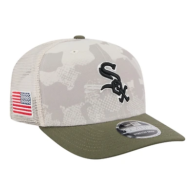 Chicago White Sox 2025 Armed Forces Day New Era 9SEVENTY Stretch-Snap Hat