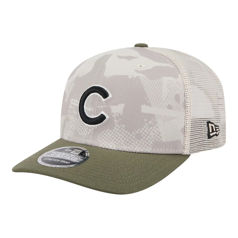 Chicago Cubs 2025 Armed Forces Day New Era 9SEVENTY Stretch-Snap Hat