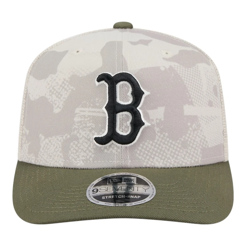 Boston Red Sox 2025 Armed Forces Day New Era 9SEVENTY Stretch-Snap Hat