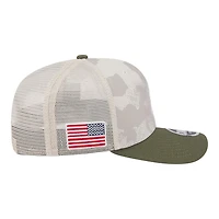 Atlanta Braves 2025 Armed Forces Day New Era 9SEVENTY Stretch-Snap Hat