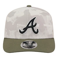 Atlanta Braves 2025 Armed Forces Day New Era 9SEVENTY Stretch-Snap Hat