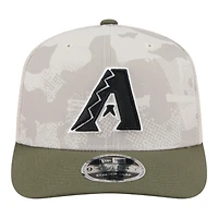 Arizona Diamondbacks 2025 Armed Forces Day New Era 9SEVENTY Stretch-Snap Hat
