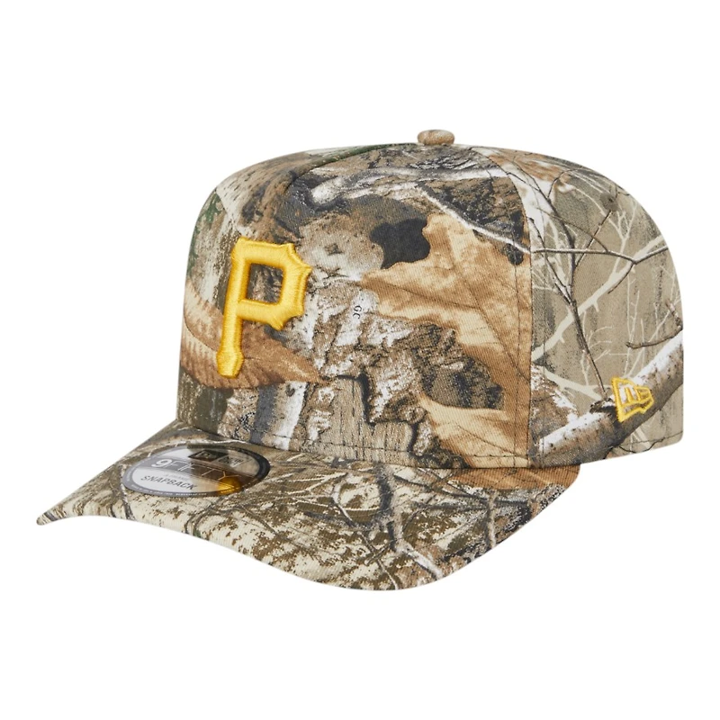 Pittsburgh Pirates Realtree Camo Grey UV New Era 9FIFTY A-Frame Snapback Hat