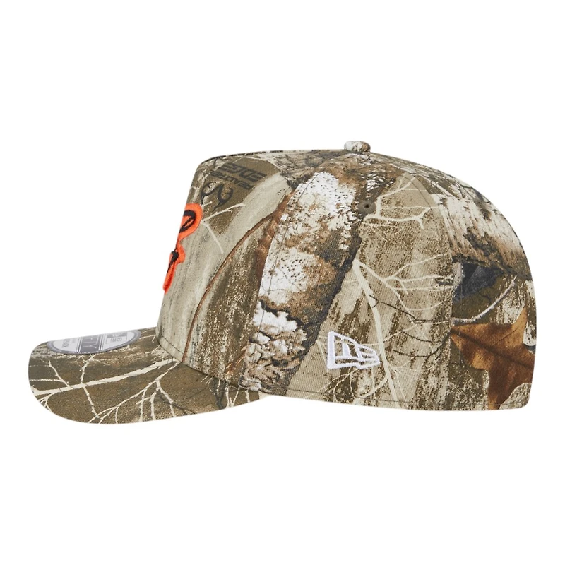 Baltimore Orioles Realtree Camo Grey UV New Era 9FIFTY A-Frame Snapback Hat