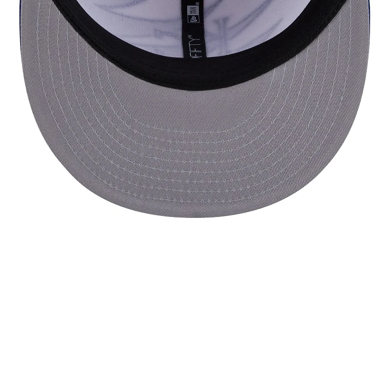 Kansas City Royals White and Blue Jagged New Era 9FIFTY Snapback Hat