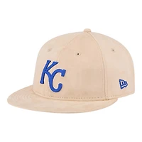 Kansas City Royals Stone Suede Retro Crown New Era 9FIFTY Snapback Hat
