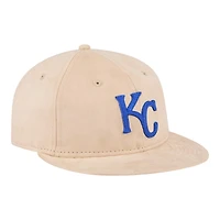 Kansas City Royals Stone Suede Retro Crown New Era 9FIFTY Snapback Hat
