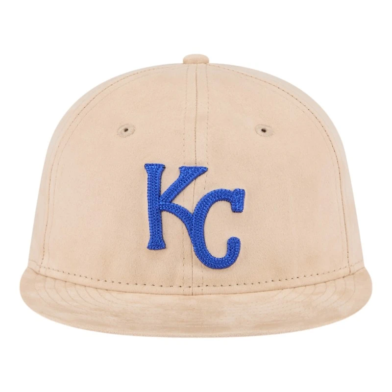 Kansas City Royals Stone Suede Retro Crown New Era 9FIFTY Snapback Hat