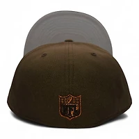 Detroit Lions Brown and Orange with Gray UV New Era 59FIFTY Fitted Hat